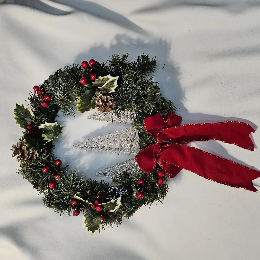 Festive Holiday Wreath